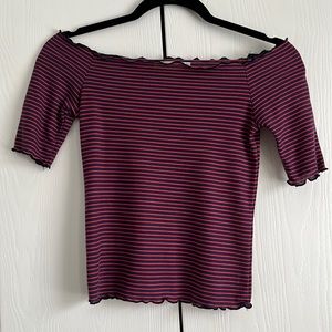 Off the shoulder shirt